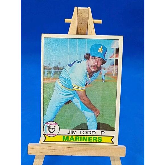 1979 Topps - Jim Todd #103 Seattle Mariners - Pitcher - Picture 2 of 4